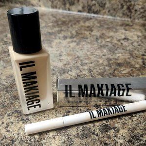 IL Makiage foundation 020 Woke Up Like Th, concealer 2.5, black liquid eyeliner